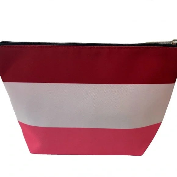 Clinique x Kate Spade New York Hello Gorgeous Bag Cosmetic Bag stripe bag New - Picture 4 of 7